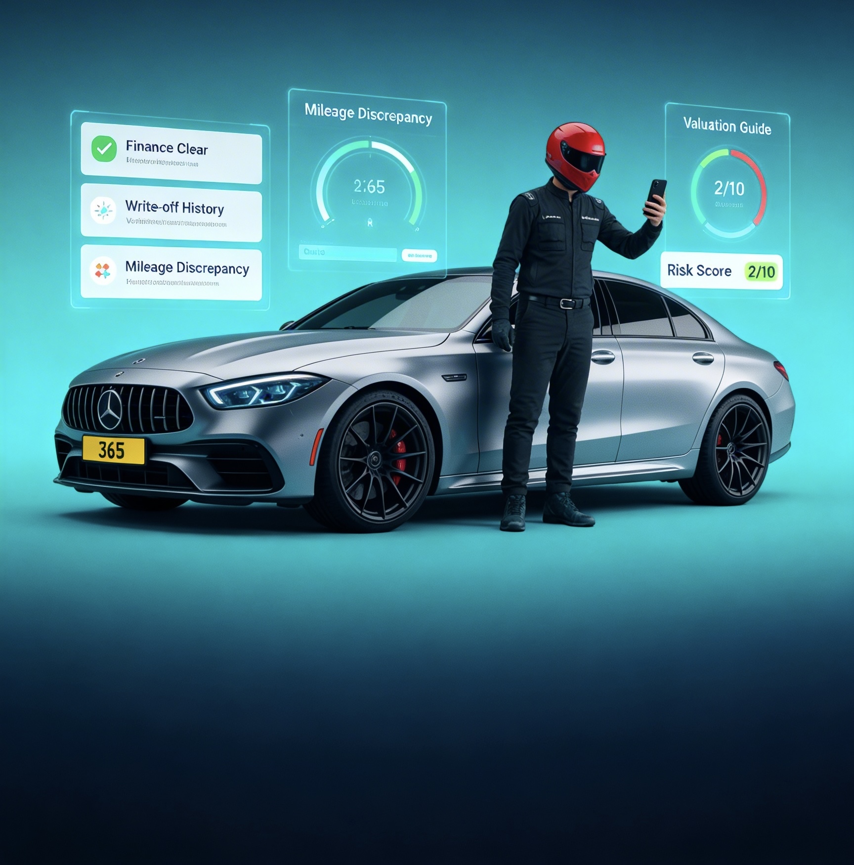 365 Vehicle Check – vehicle history report preview
